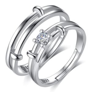 925 sterling silver Couple rings for engagement