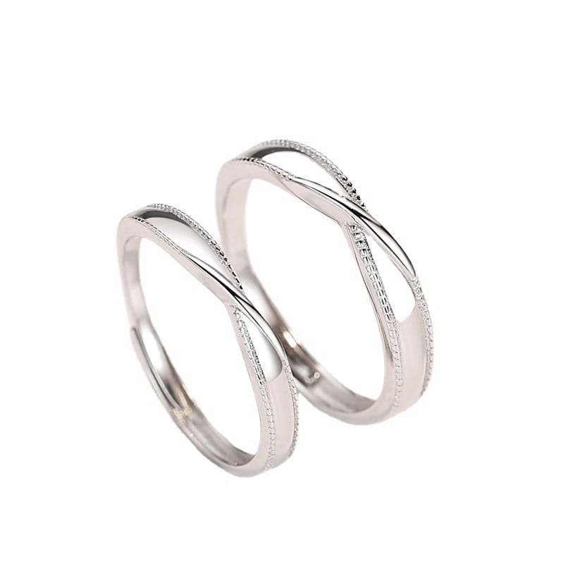 Wedding Rings Couple 925 Sterling Silver | 925 Silver Couple Engagement  Rings - 925 - Aliexpress