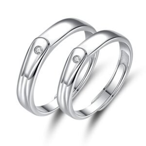 Silver relationship rings for couples