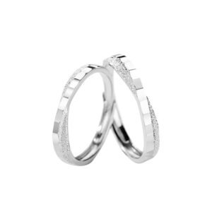 Sterling Silver Anniversary Rings for Couples